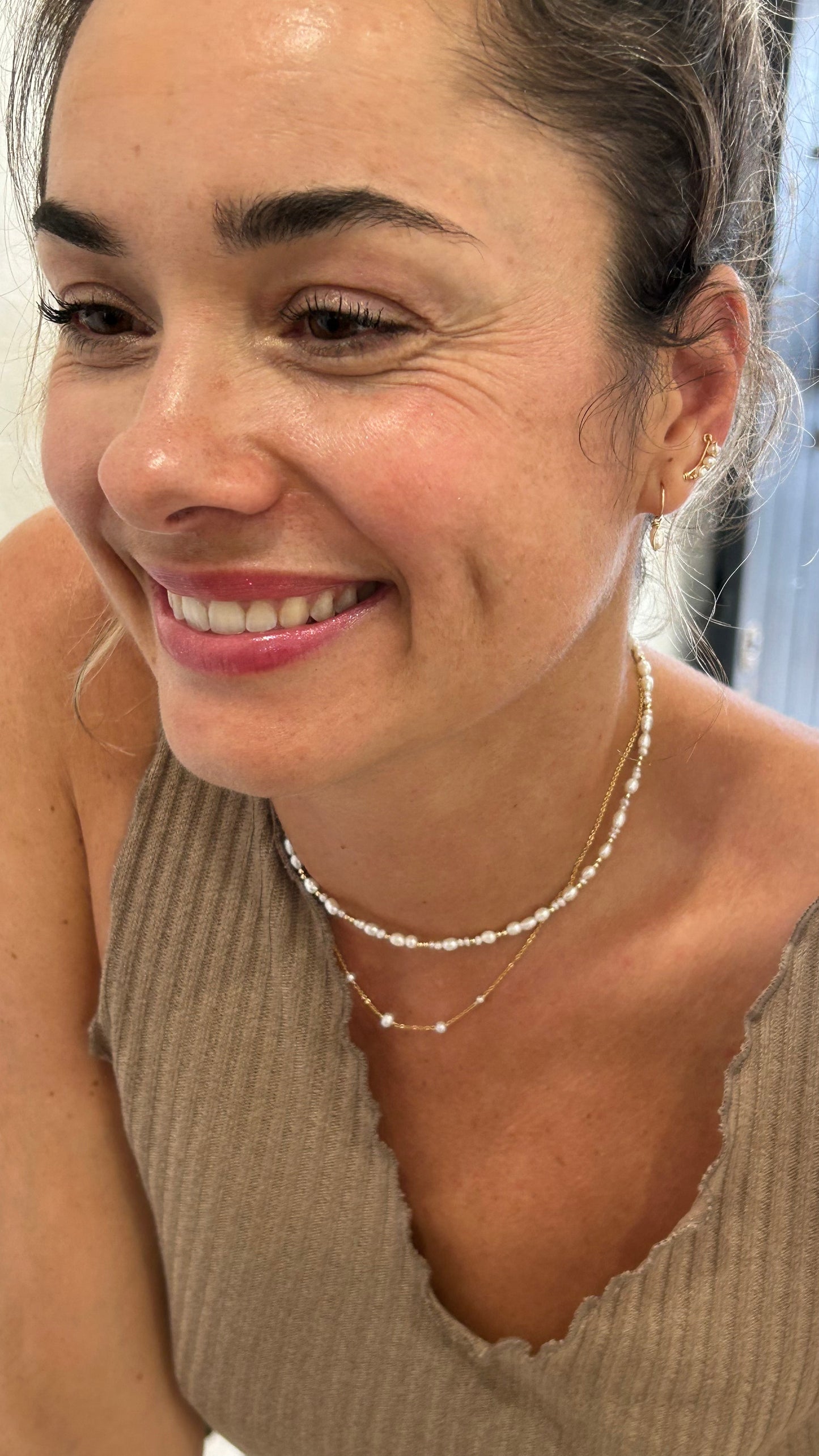 Reiskorn Halskette/Armband