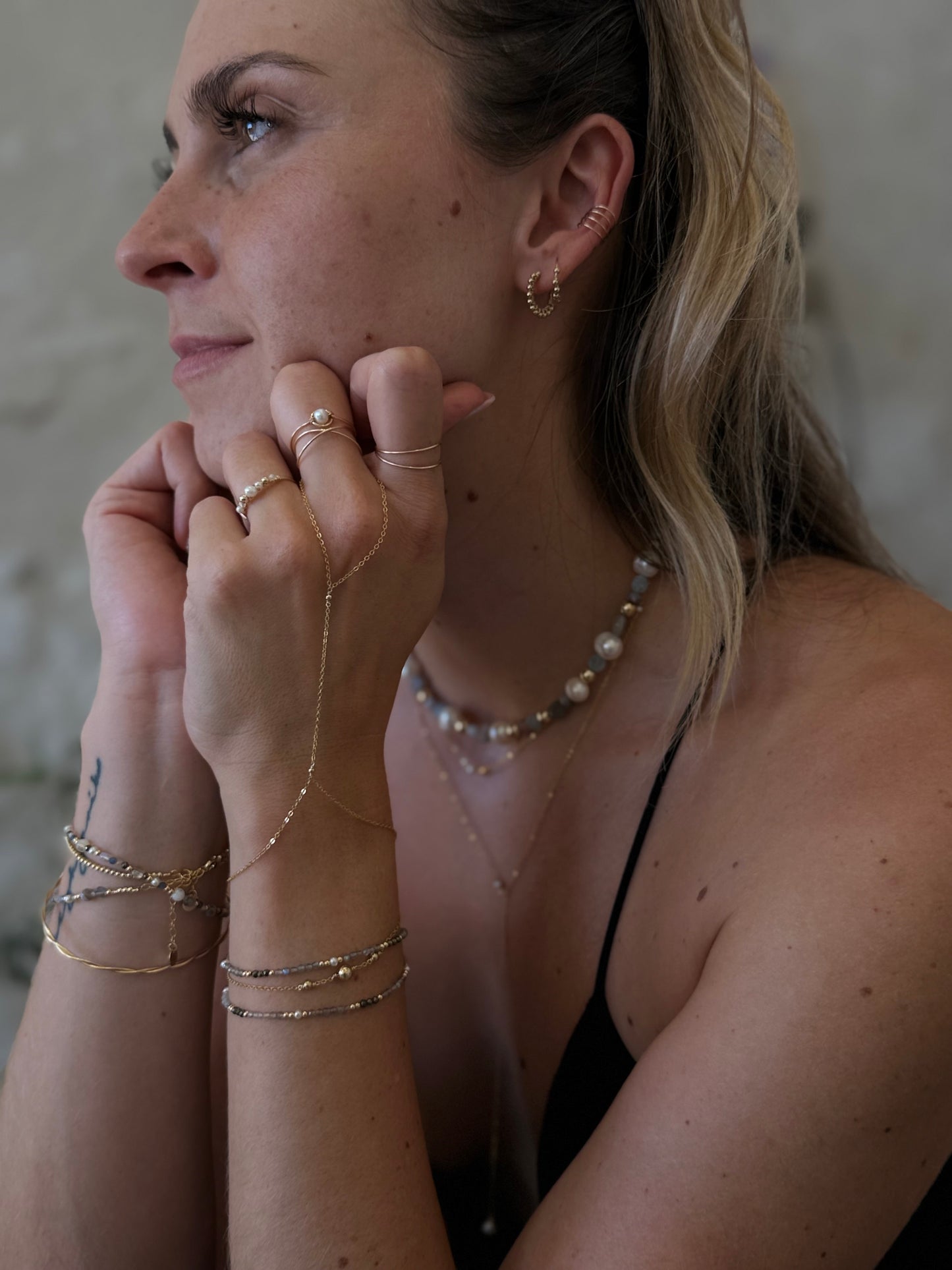 Collier / bracelet double Queen