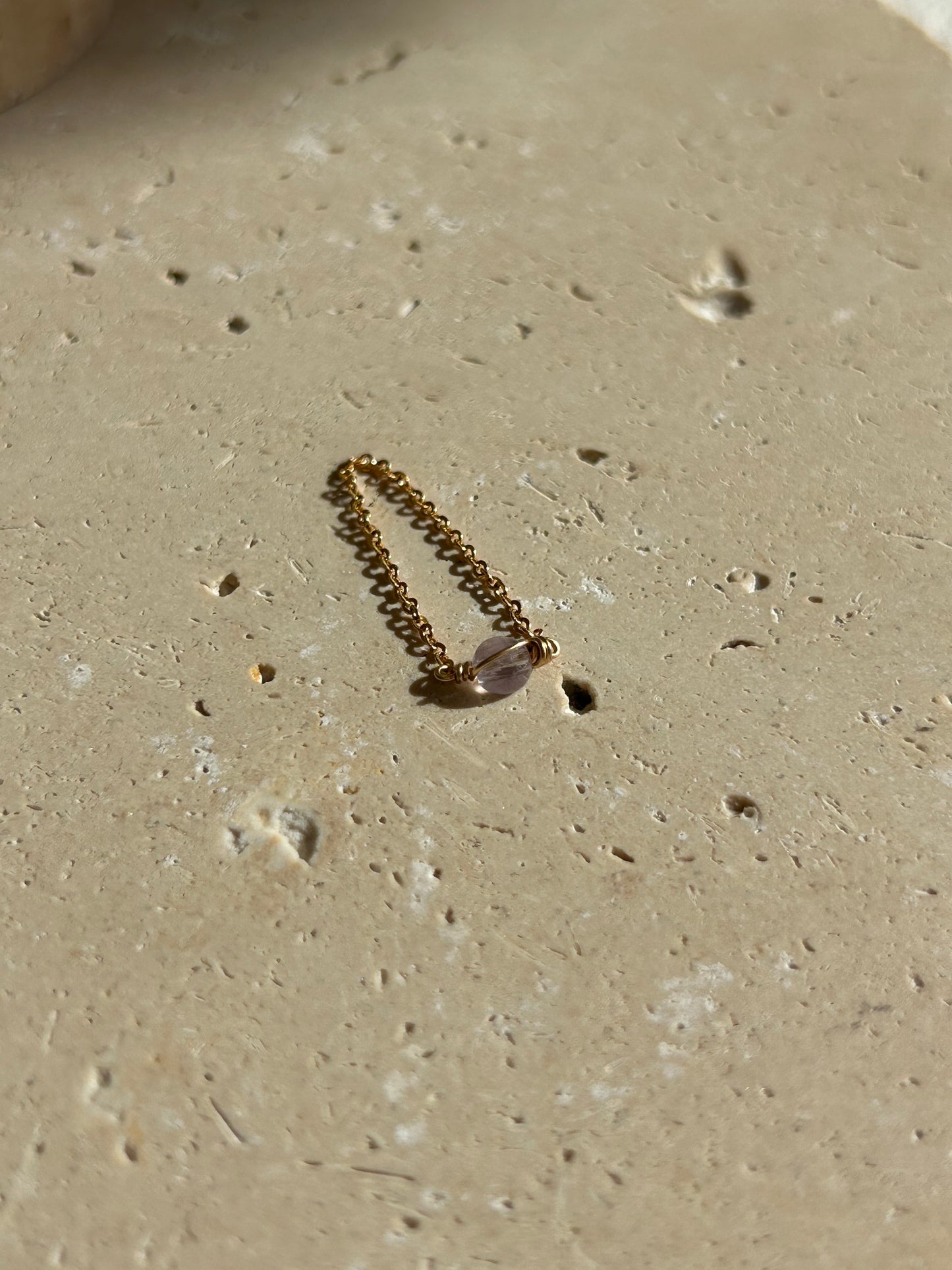 Bague chaînette Stella - Gold