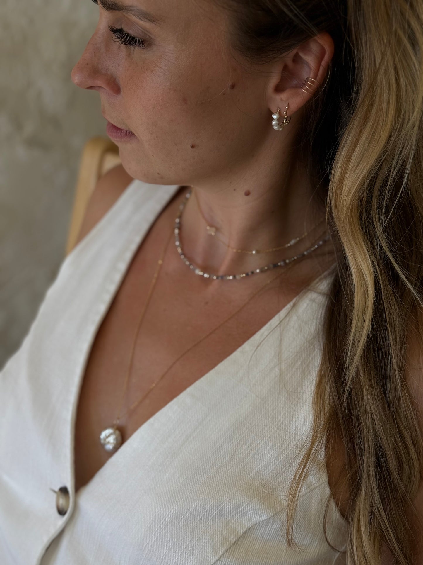 Earcuff coquillage