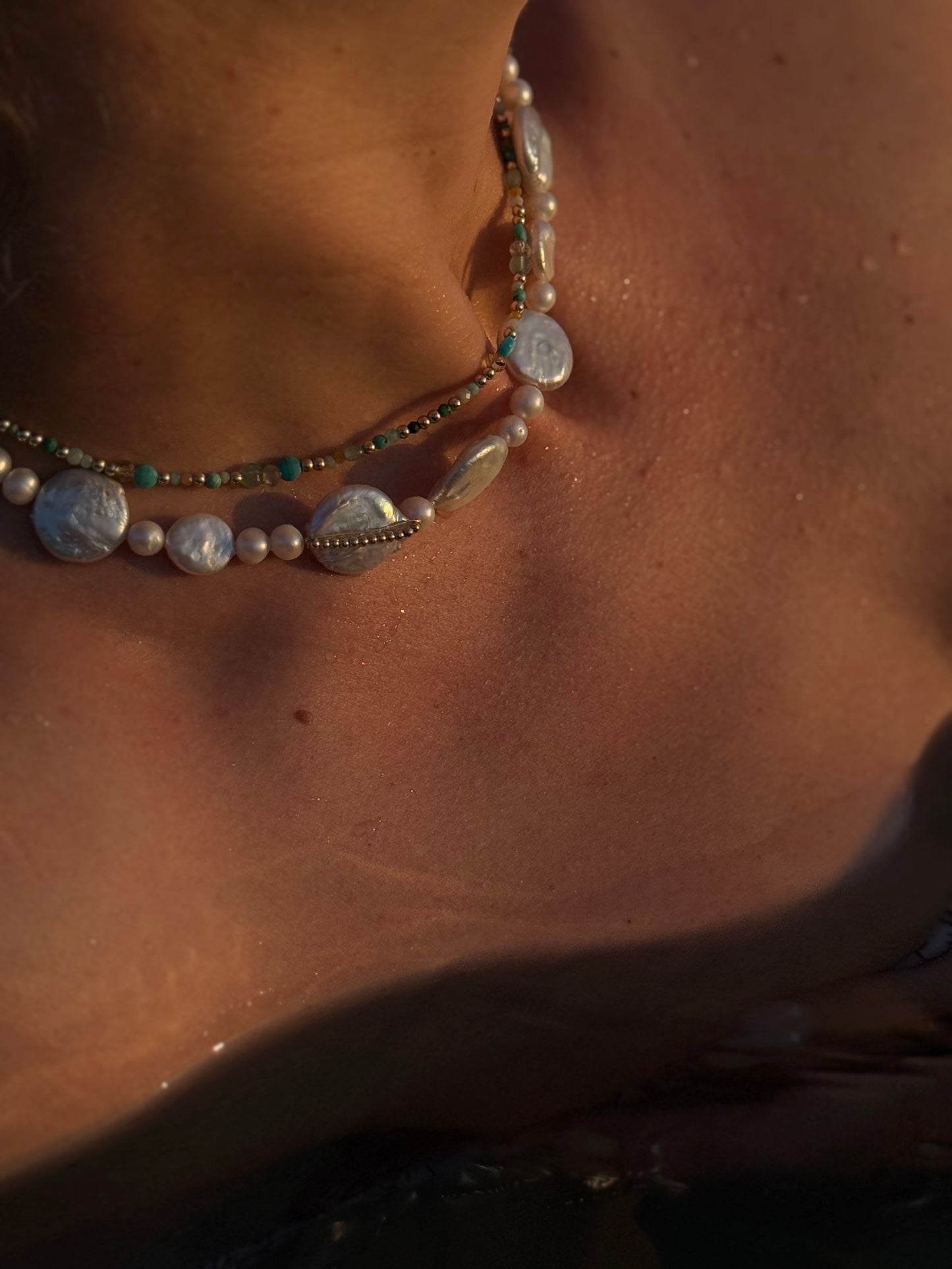 Collier Perles Cauri
