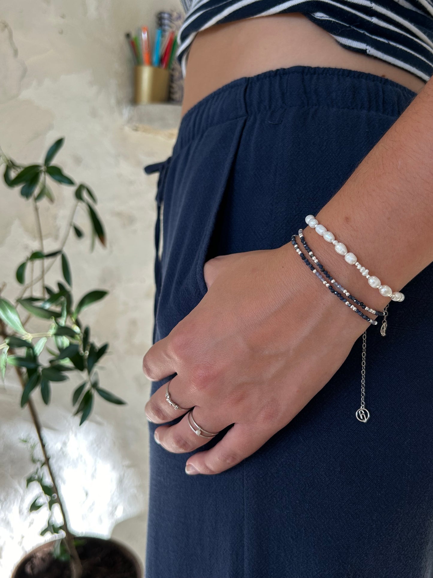 Bracelet grain de riz