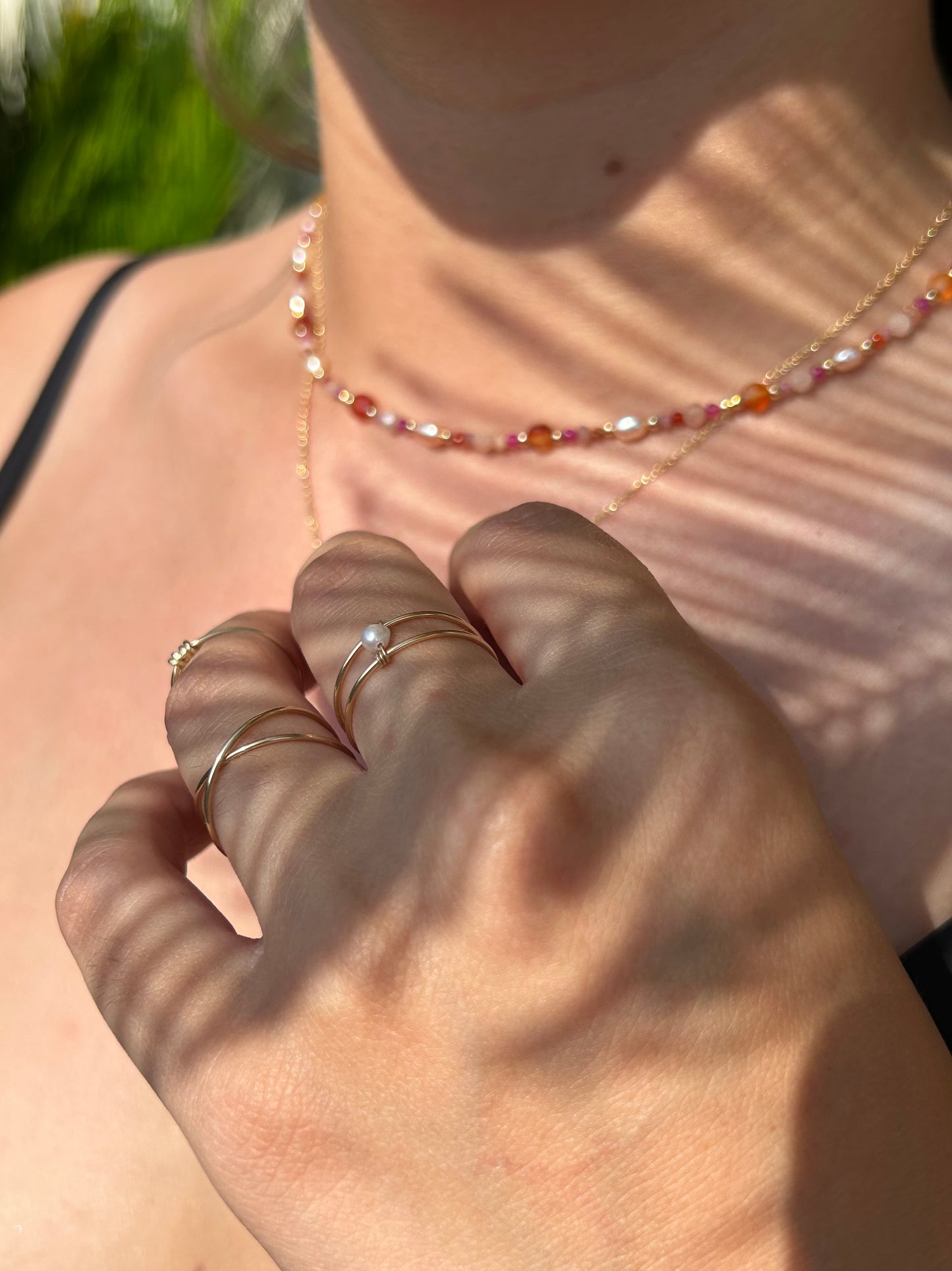 Bague perle essentiel