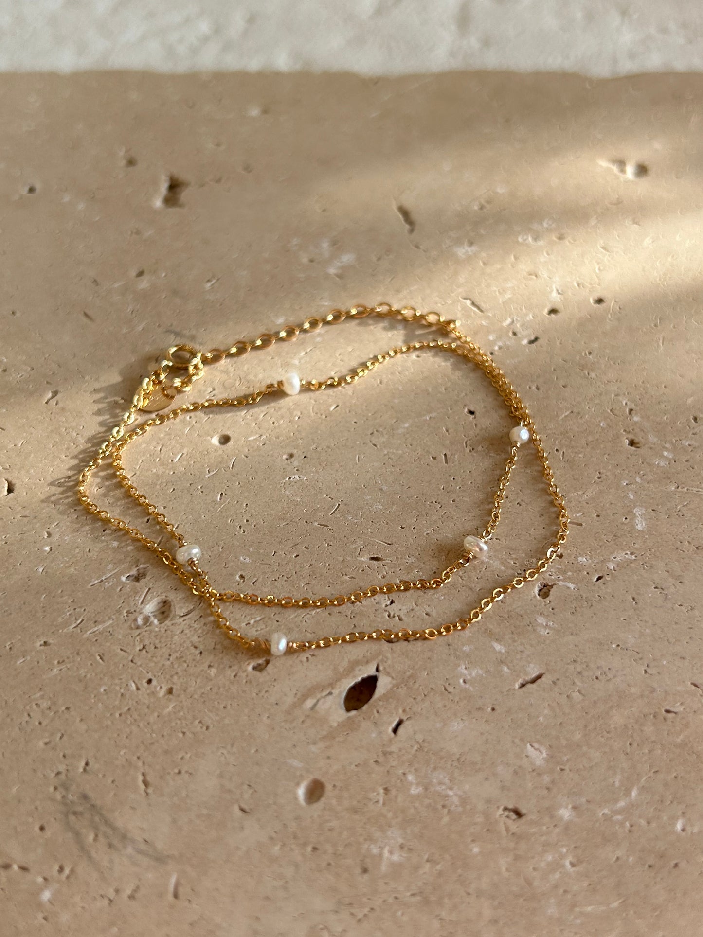 Collier / bracelet double satellite