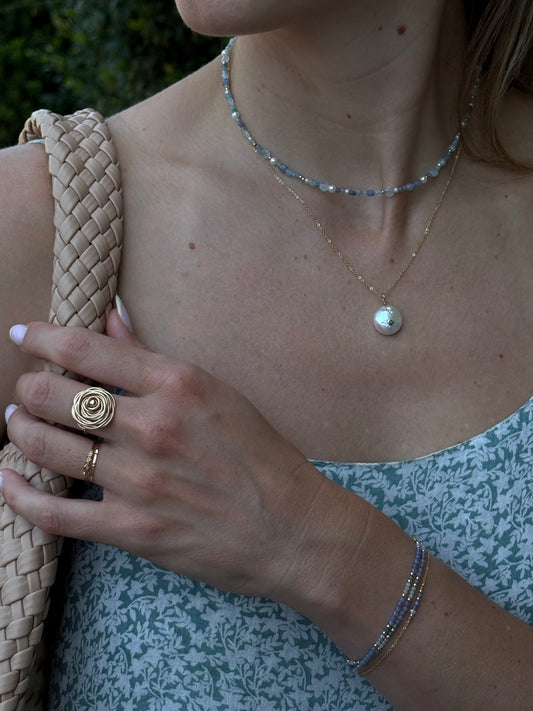 Bague Maxi Rosa