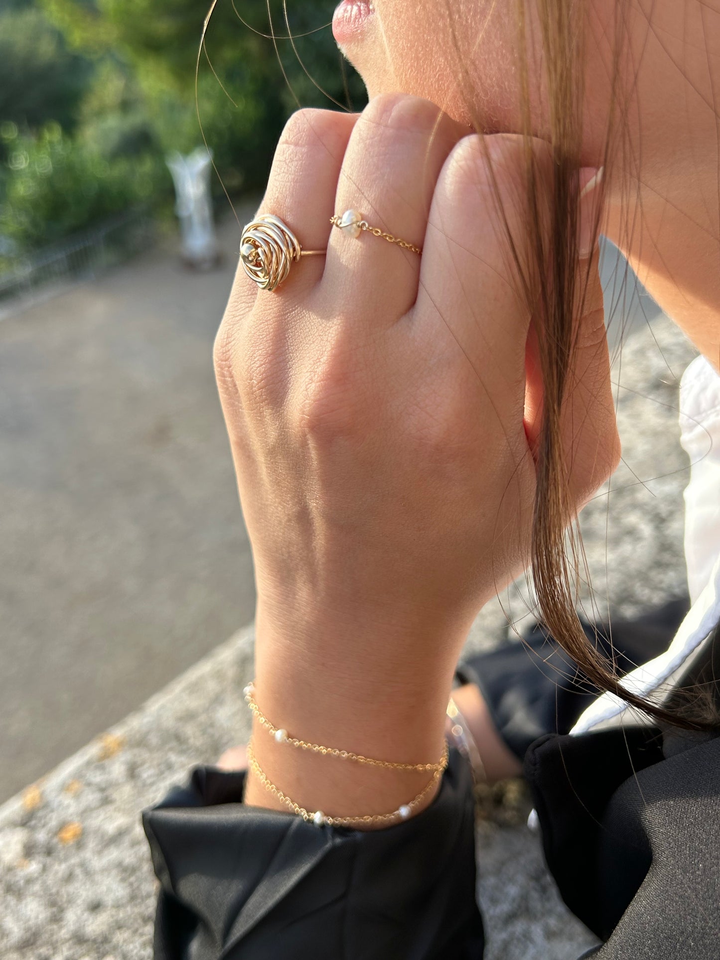 Rosa mittlerer Ring