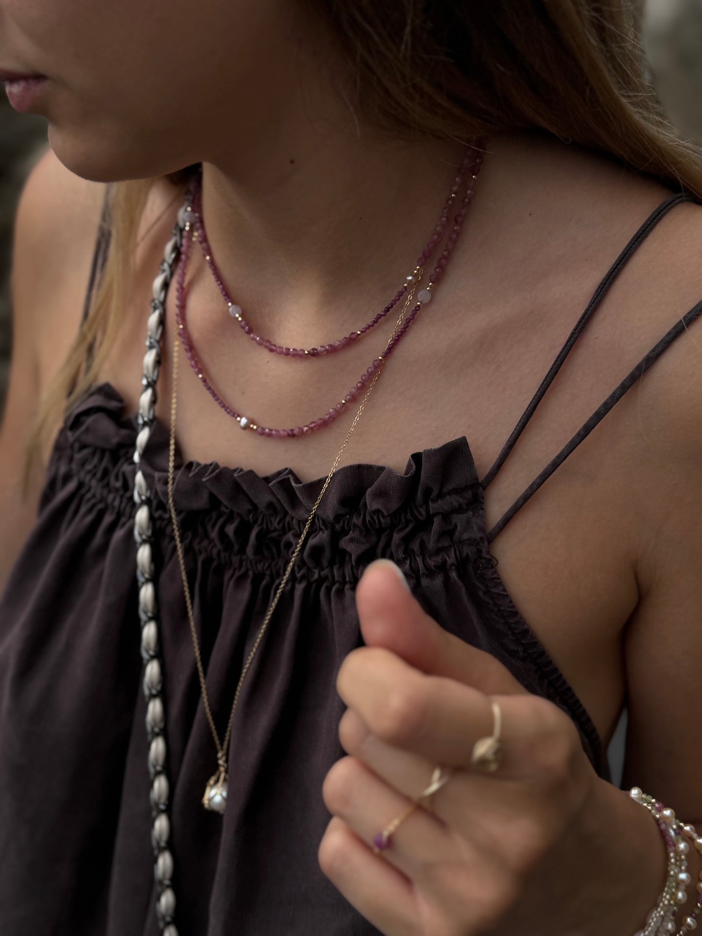 Collier queen 80cm