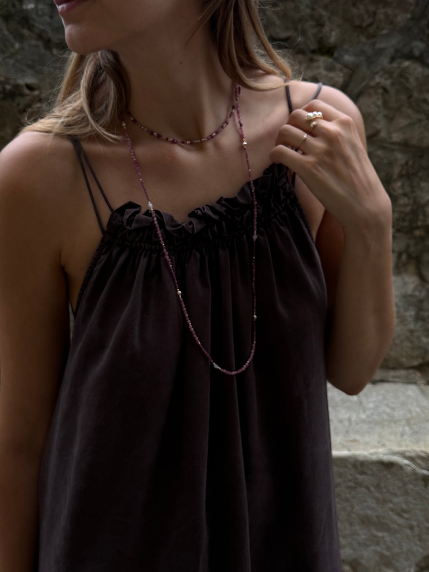 Collier queen 80cm