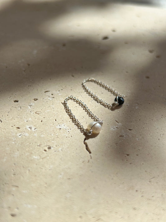 Bague chaînette Stella - argent