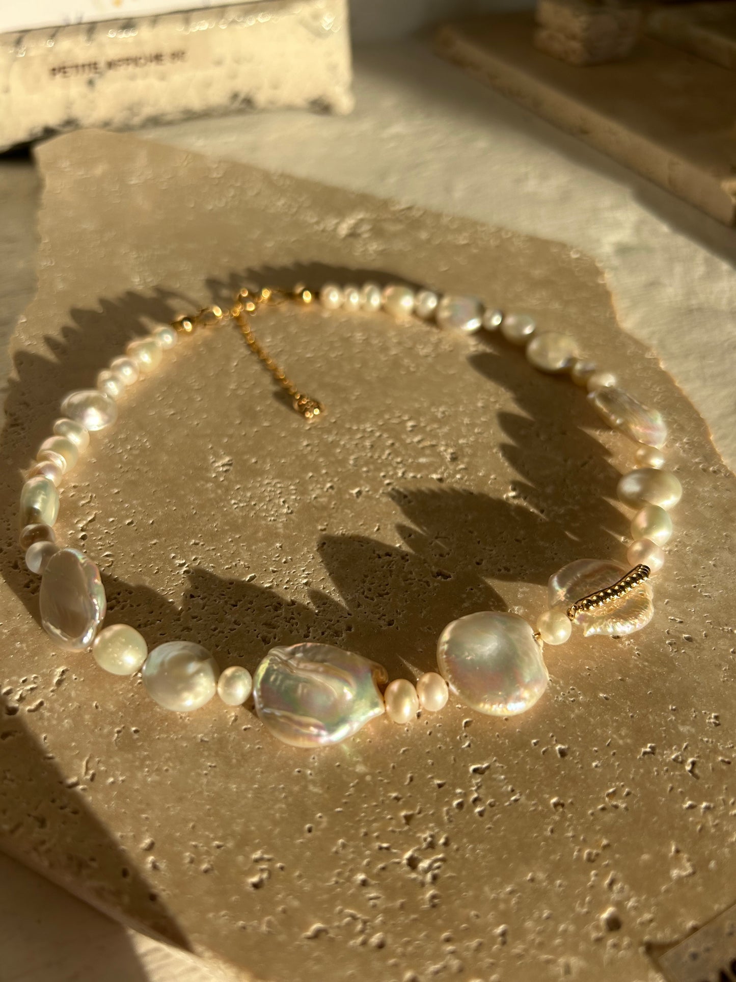 Collier Perles Cauri