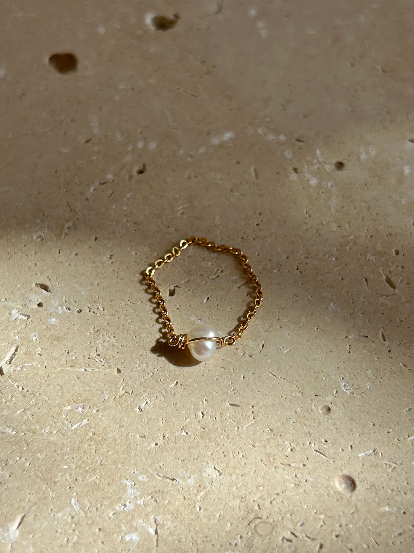 Bague chaînette Stella - Gold