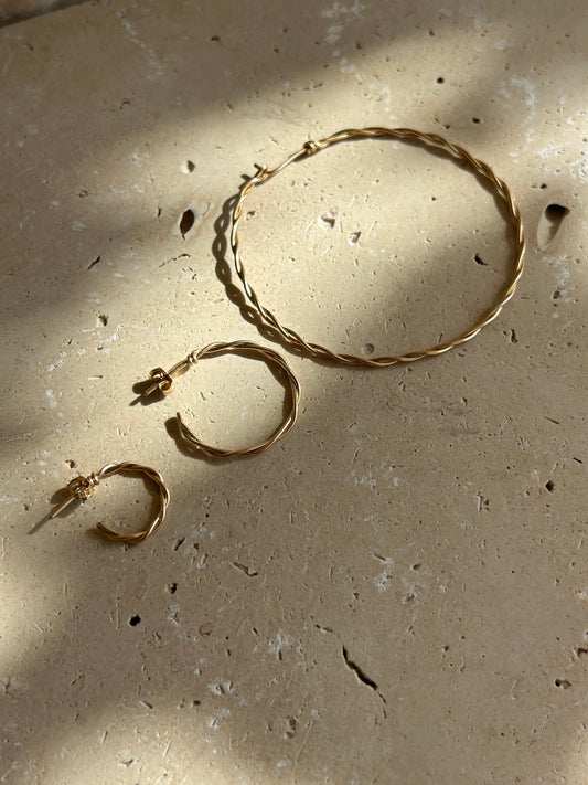 Créoles torsadée