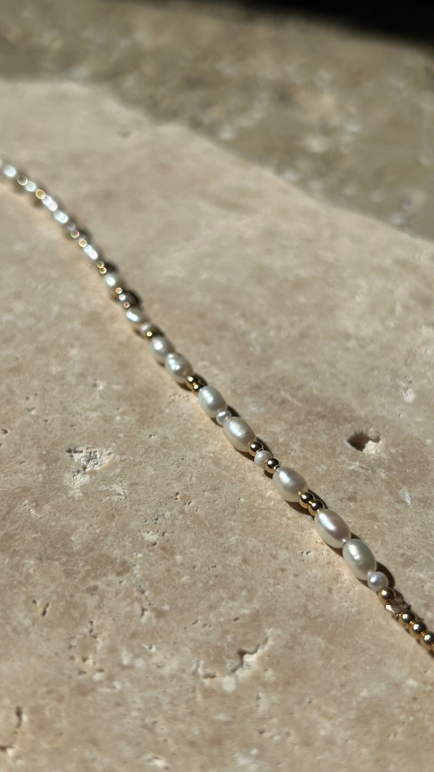Bracelet grain de riz