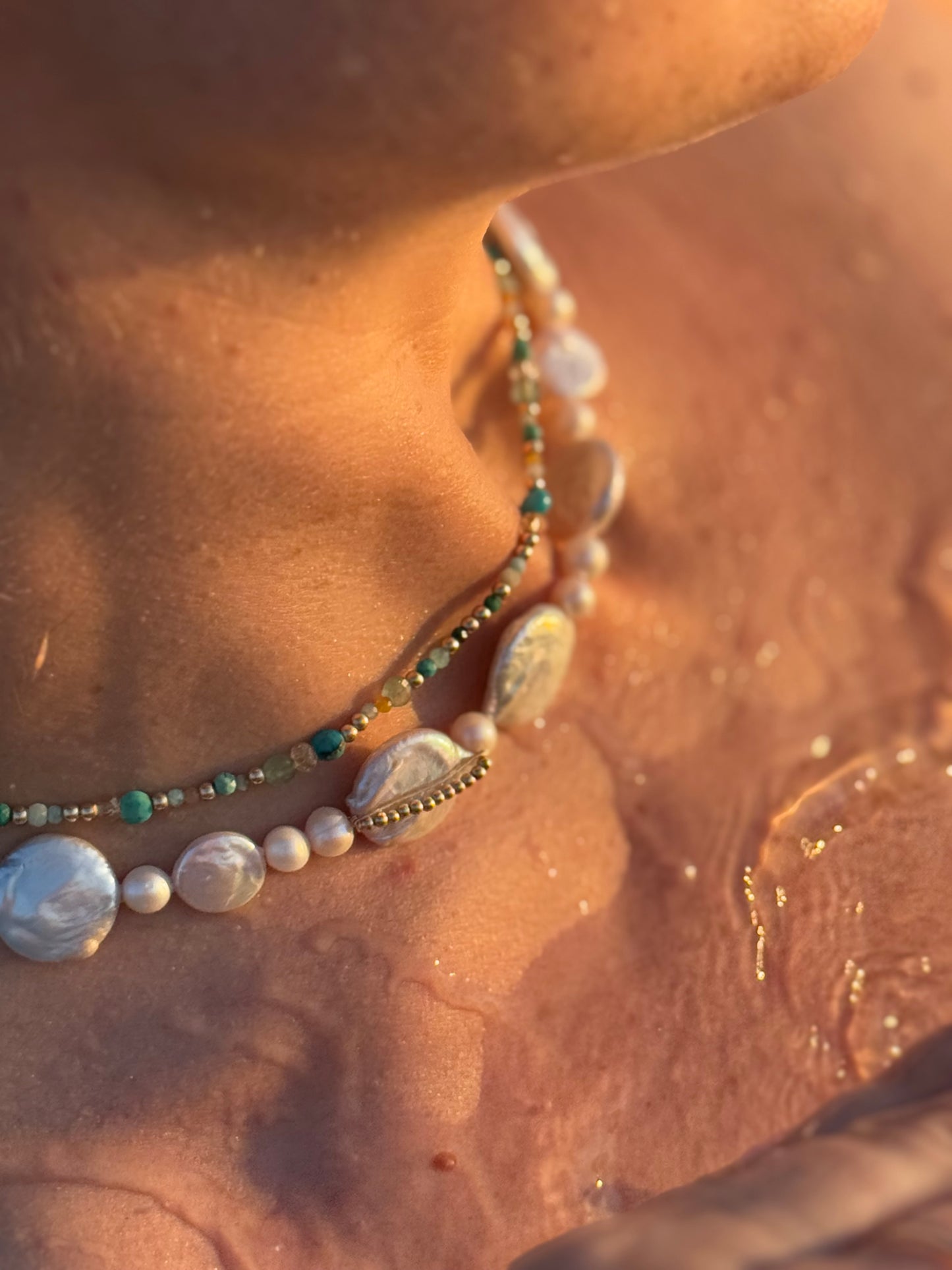Collier Perles Cauri
