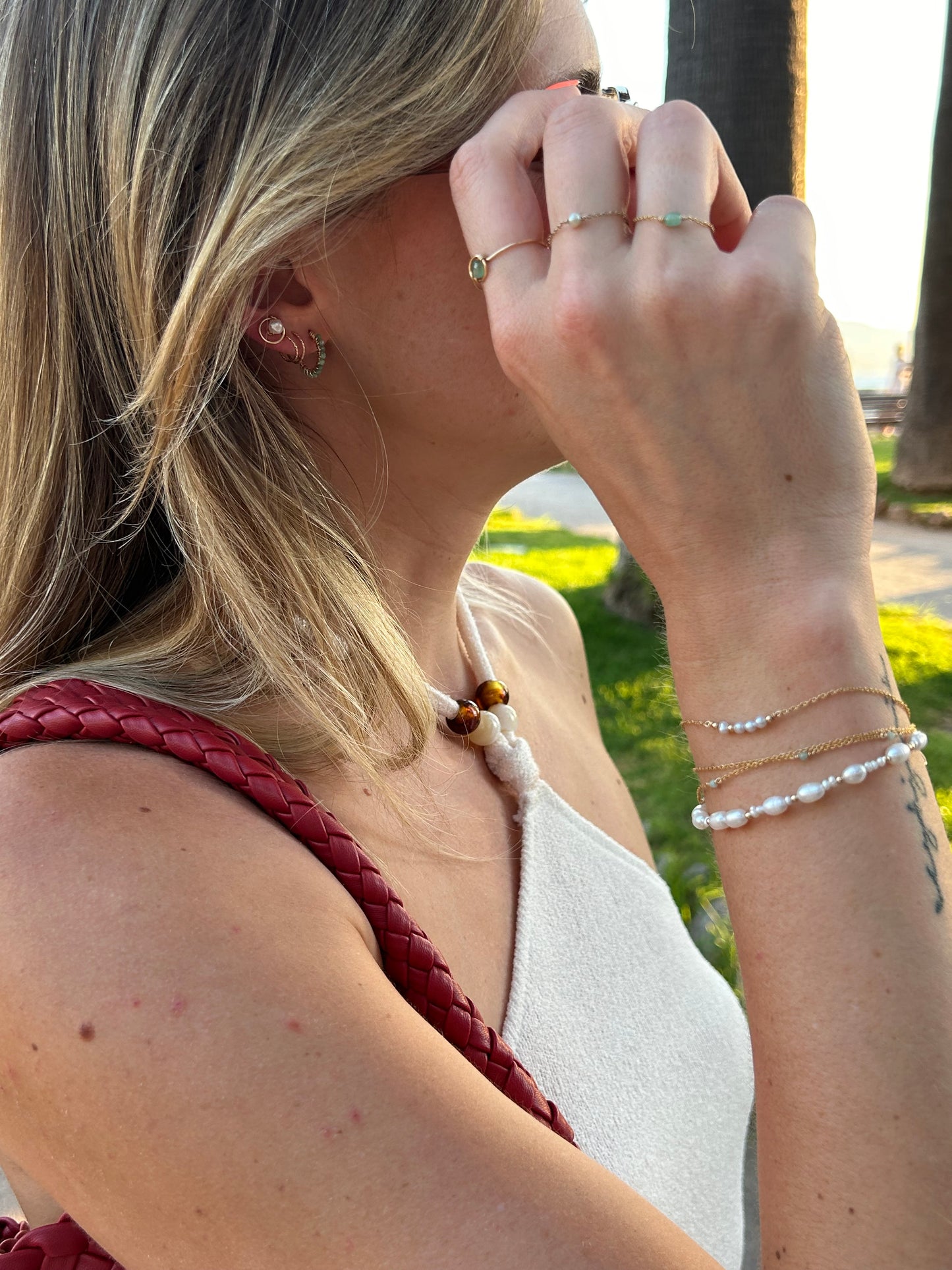 Bague chaînette Stella - Gold